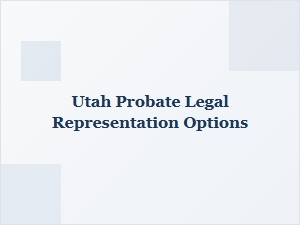Utah Probate Legal Representation Options